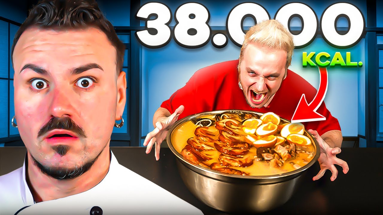 COCINANDO para el HOMBRE que MÁS COME DE EUROPA todo un DÍA