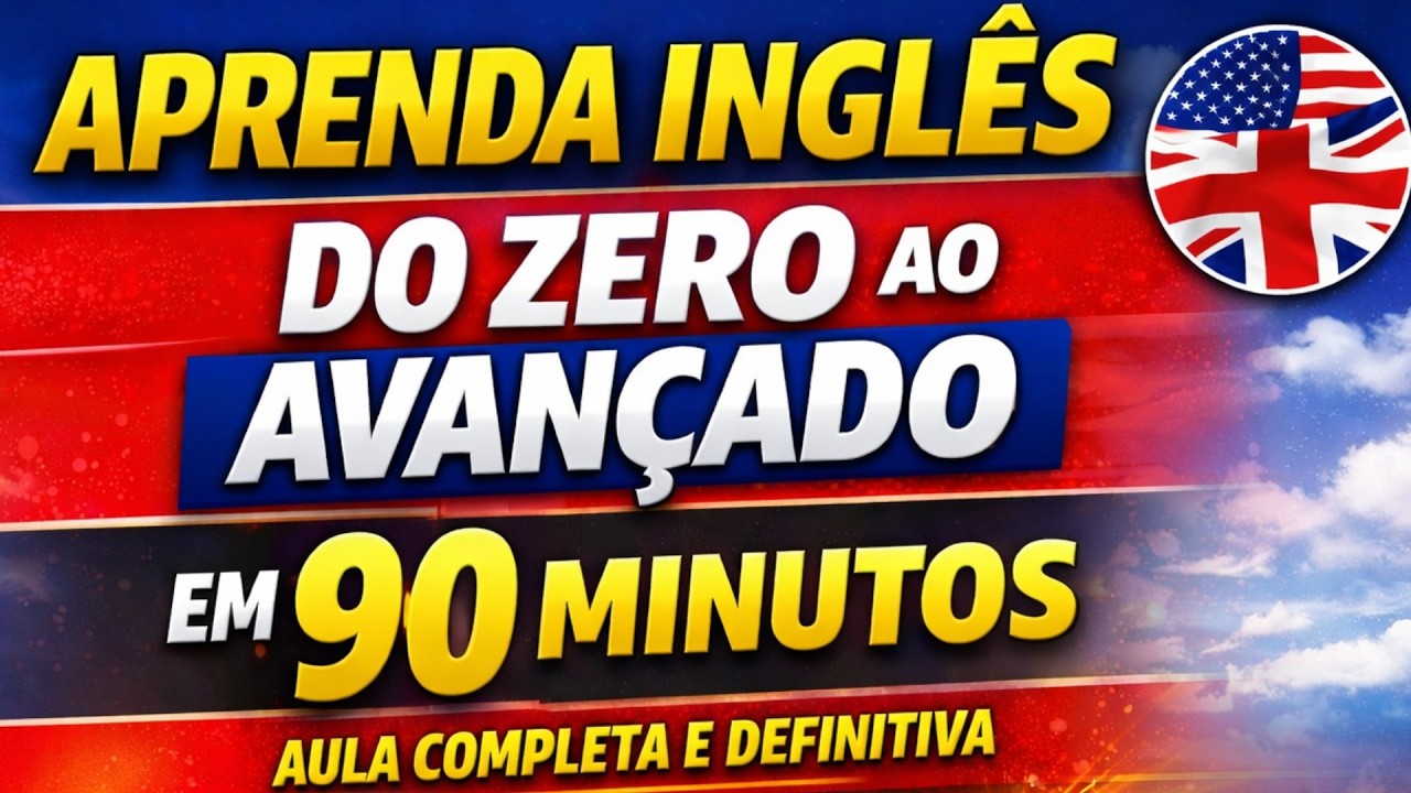 🗣️ FALE INGLÊS COM CONFIANÇA AULA INTENSIVA DE 90 MINUTOS COM FOCO EM CONVERSAÇÃO REAL 🗣️
