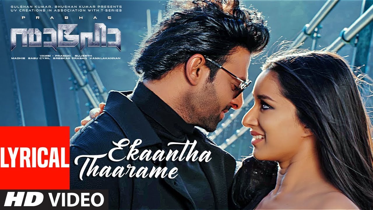 Ekaantha Thaarame Lyrical | Saaho |Prabhas,Shraddha K| Guru R,Haricharan S,Shakthisree G |Vinayak S