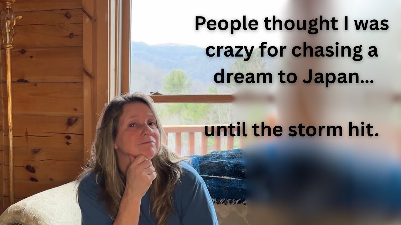People thought I was crazy for chasing a dream to Japan… ￼ until the storm hit. 🌊