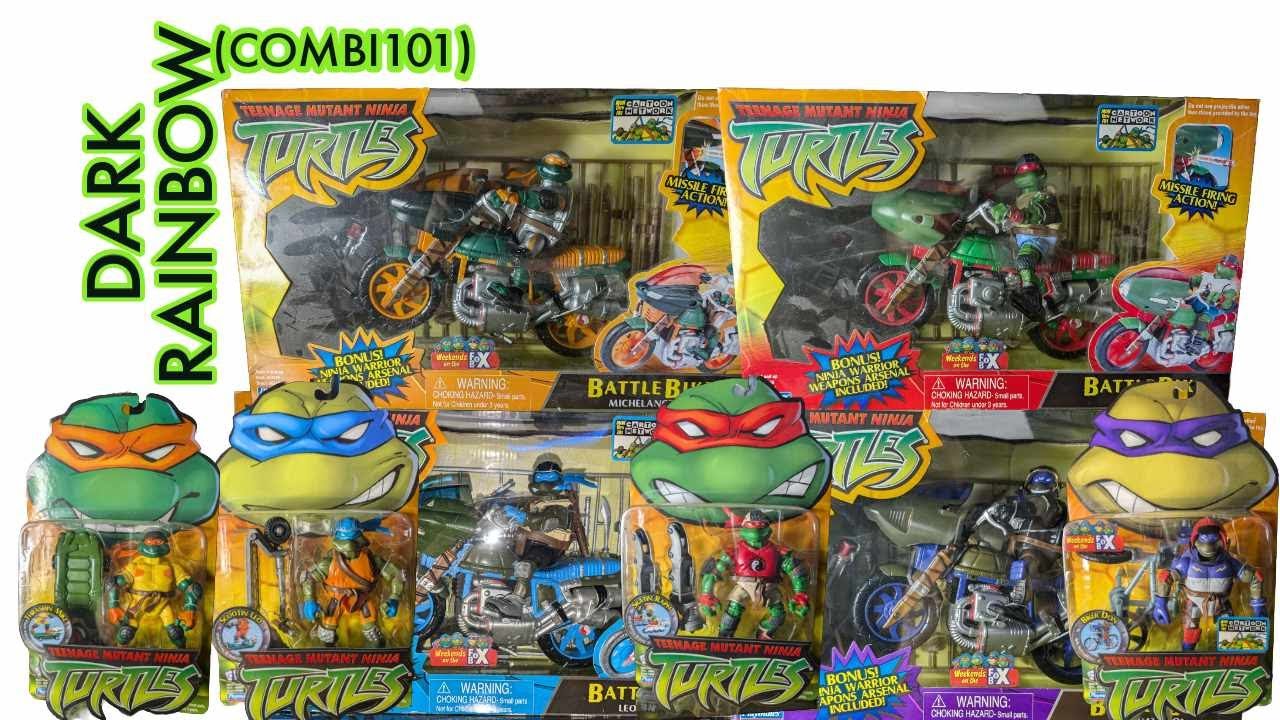 2004 TMNT Battle Bikes & Extreme Sports Turtles (SHELL #35)