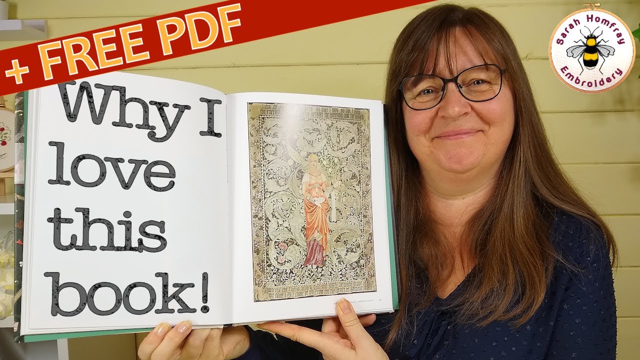 6️⃣ My 'Must Have' embroidery book #6 | Find out why I love this book and download the free design!