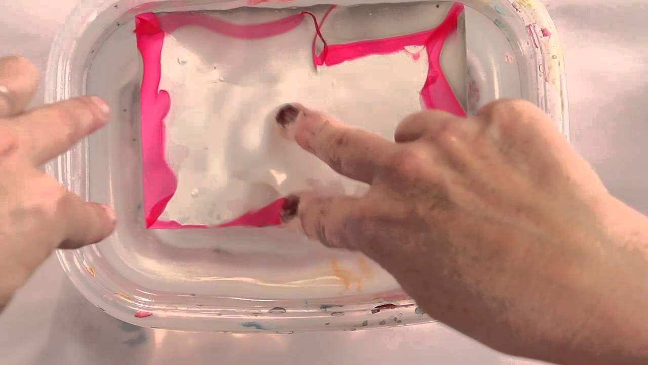 Marbling Paper with Nail Polish! Free Tutorial