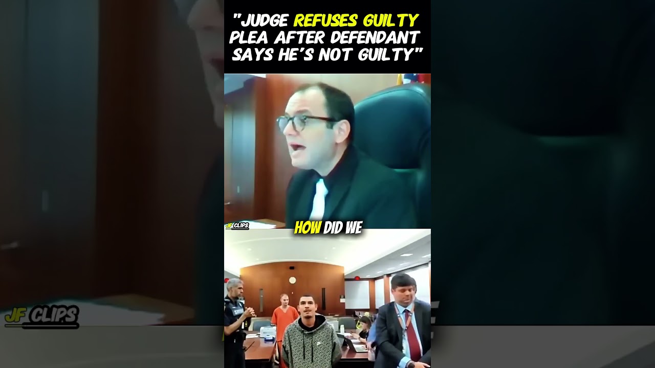 Judge Refuses Guilty Plea After Defendant Says He Is Not Guilty