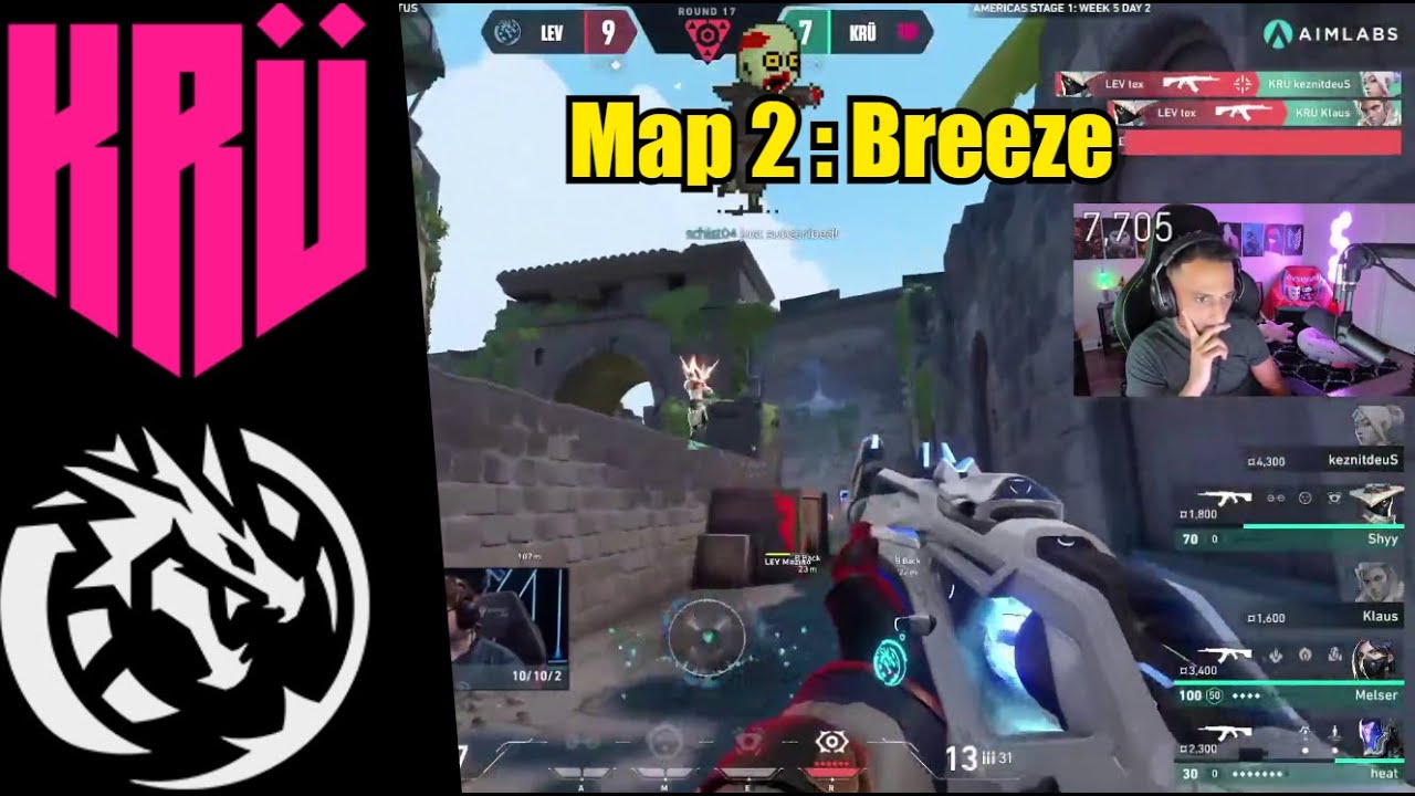 FNS reacts to KRU vs LEV | Map 2 | Champions Tour 2024: Americas Stage 1 |