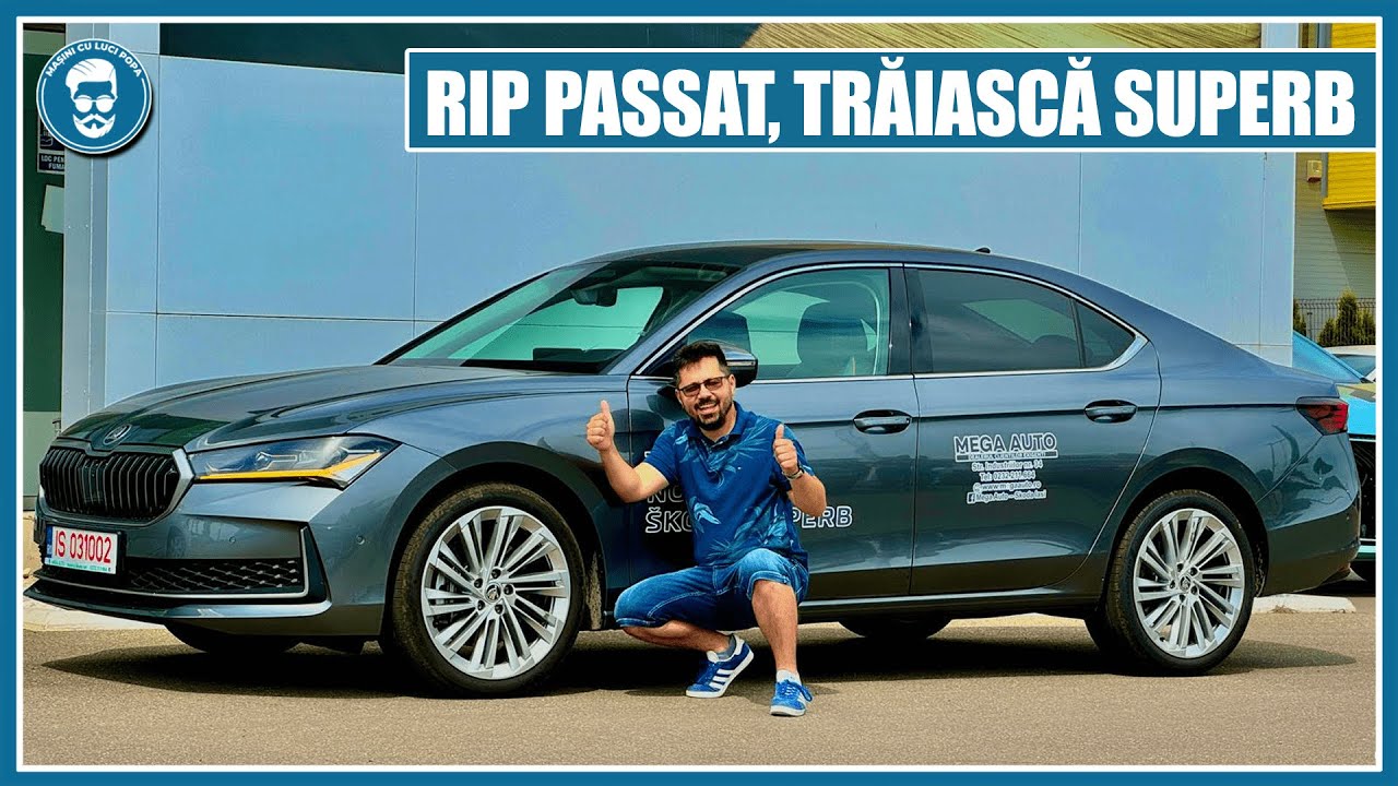 Mașina care a OMORÂT PASSAT-UL! Noua SKODA SUPERB 2024 2.0 TDI 4x4 DSG rămâne REGINA BERLINELOR?