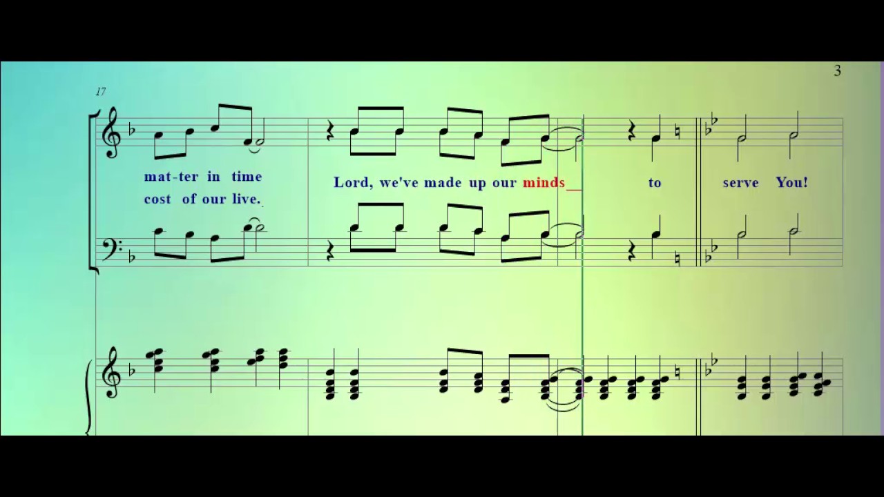 Me and My House SATB Soprano