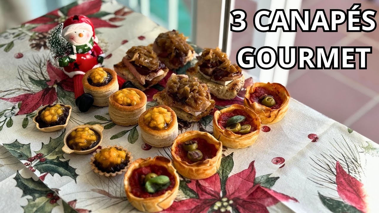 3 CANAPÉS CALIENTES Y FÁCILES PARA NAVIDAD🎄Y CELEBRACIONES 🥳