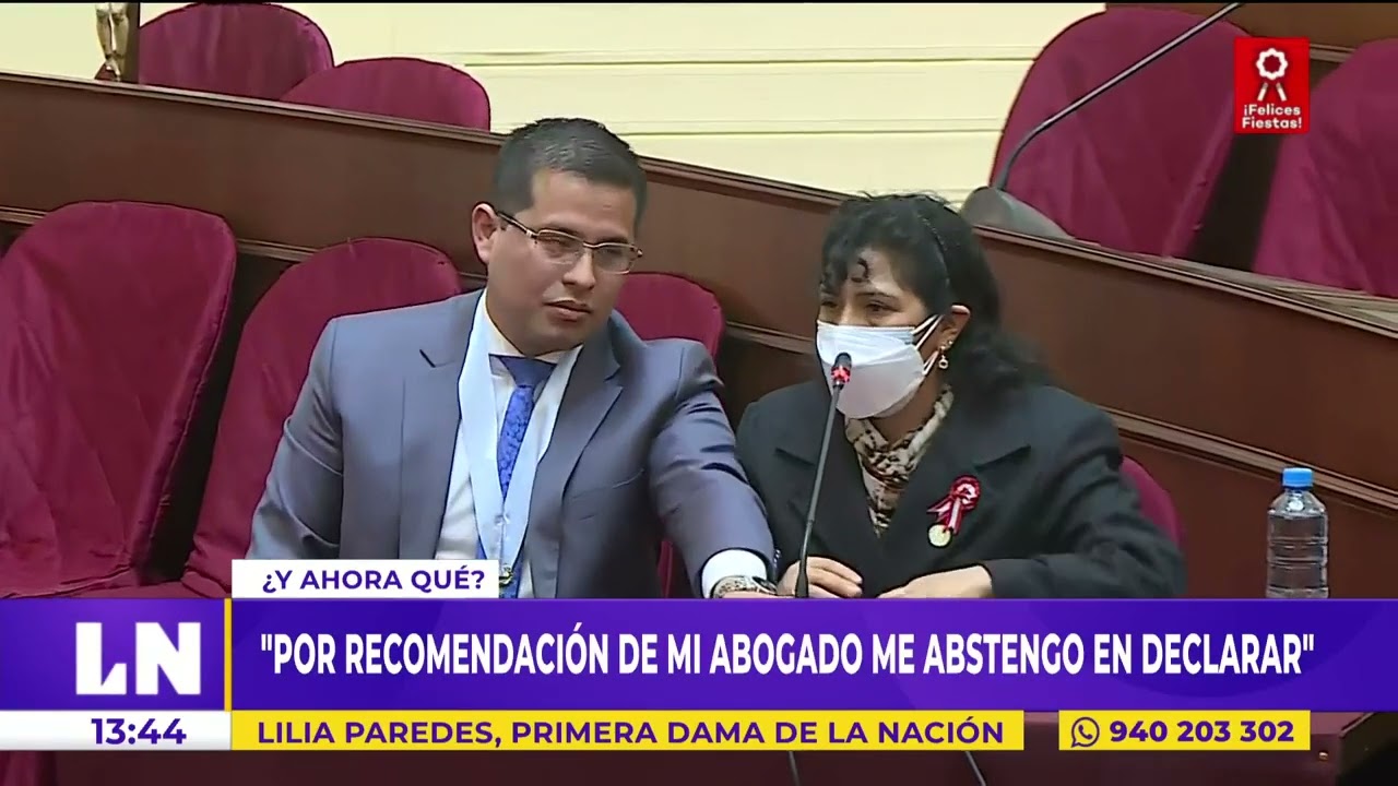 🔴 #EsNoticiaAhora | 🔴 El silencio de la primera dama Lilia Paredes en el congreso