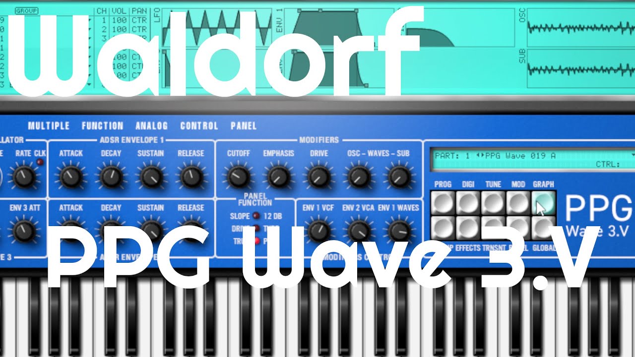 PPG Wave 3.V synthesizer by Waldorf (NoTalking)