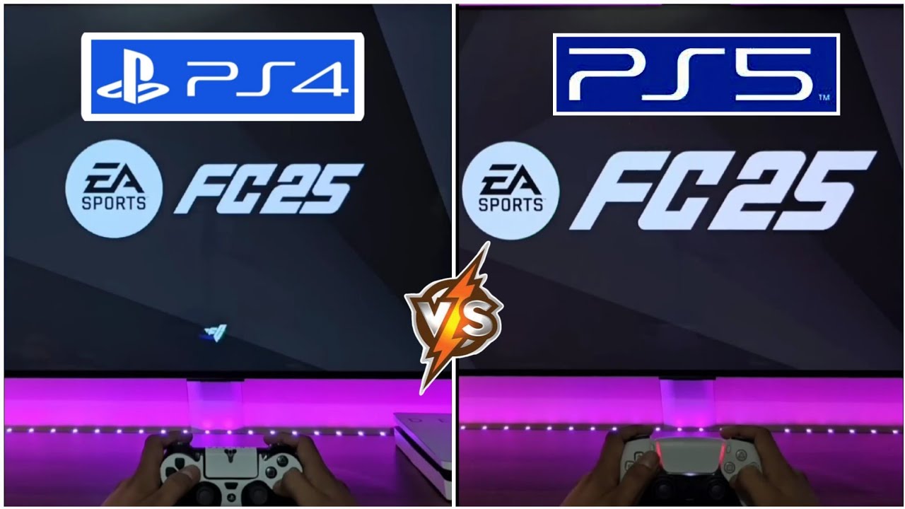 EA FC25 (PS4 Vs PS5)