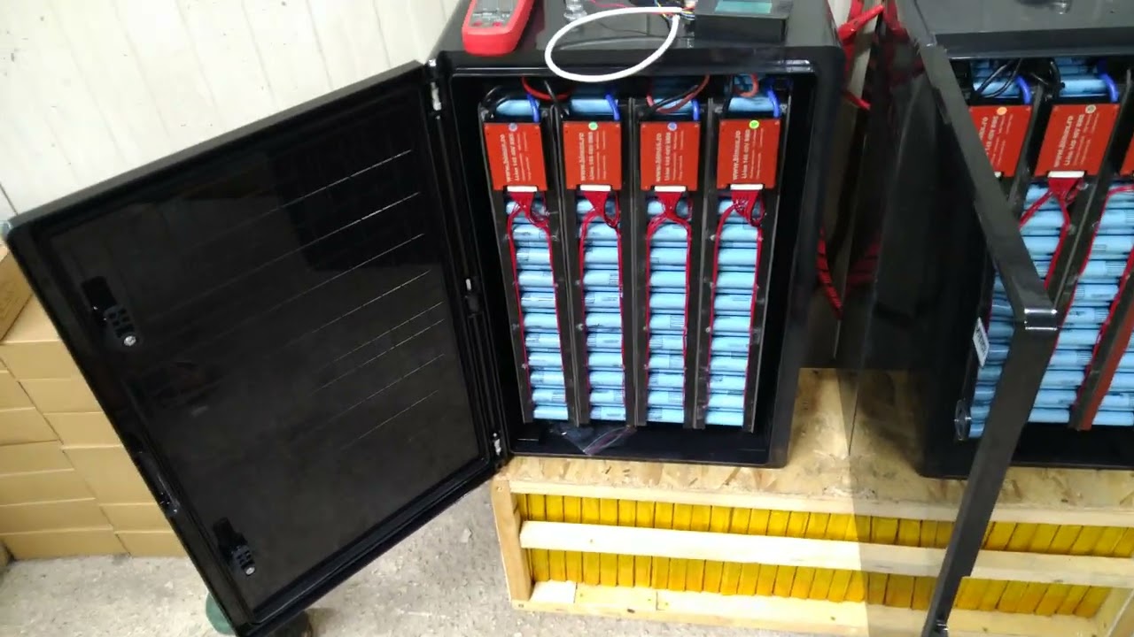 Prezentare accumulatori Li-ion ~9.6Kwh dar si raspunsuri la unele intrebari primite in comentarii.