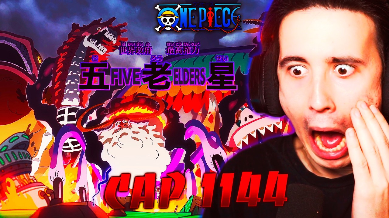🏴‍☠️LUFFY VS 5 GOROSEI!!! ONE PIECE CAP 1144!!🏴‍☠️| MI REACCIÓN