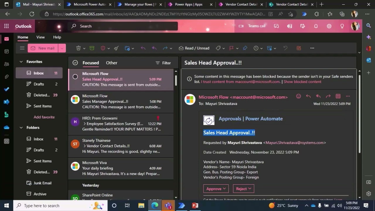 Vendor Registration Demo | Power Automate by Microsoft RPA