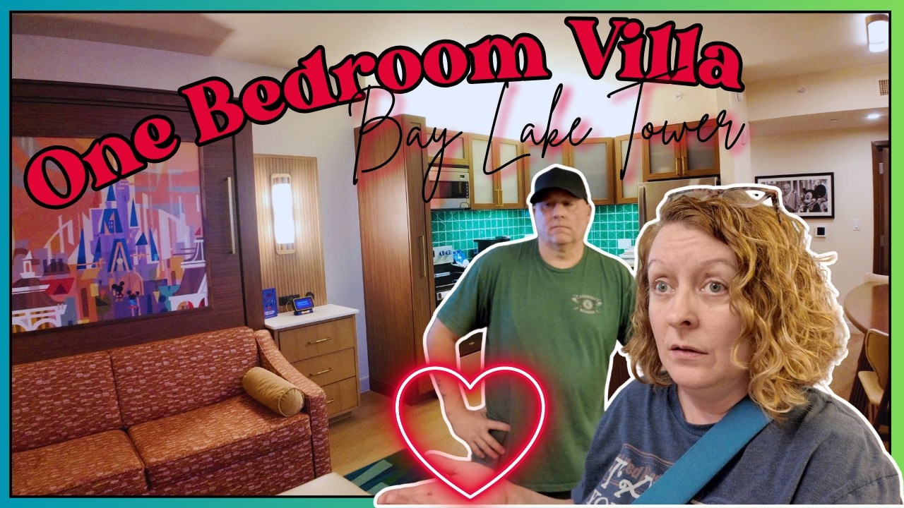 Tour a 1 Bedroom Villa At Bay Lake Tower Tour | Disney Birthday Celebration