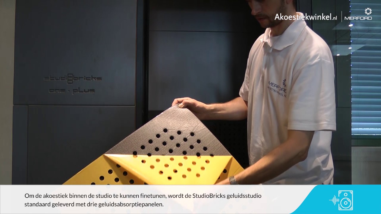 Opbouwen en geluidstest van een StudioBricks geluidsstudio | Akoestiekwinkel.nl