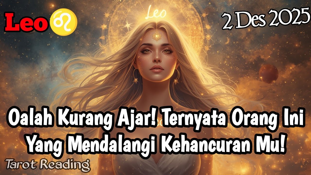 Leo♌ Oalah Kurang Ajar! Ternyata Orang Ini Yang Mendalangi Kehancuran Mu - Mata Zodiak