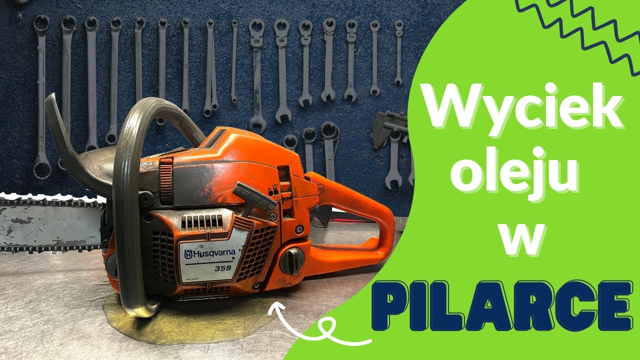 Wyciek oleju w pilarce 👉 norma czy nadmiar  🤔 ?