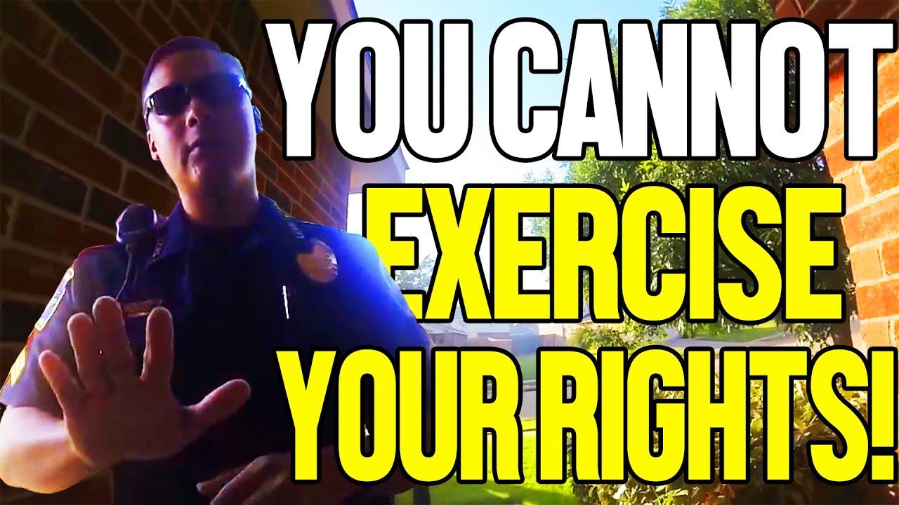 Officers Can't Stop Citizen From Exercising His Rights