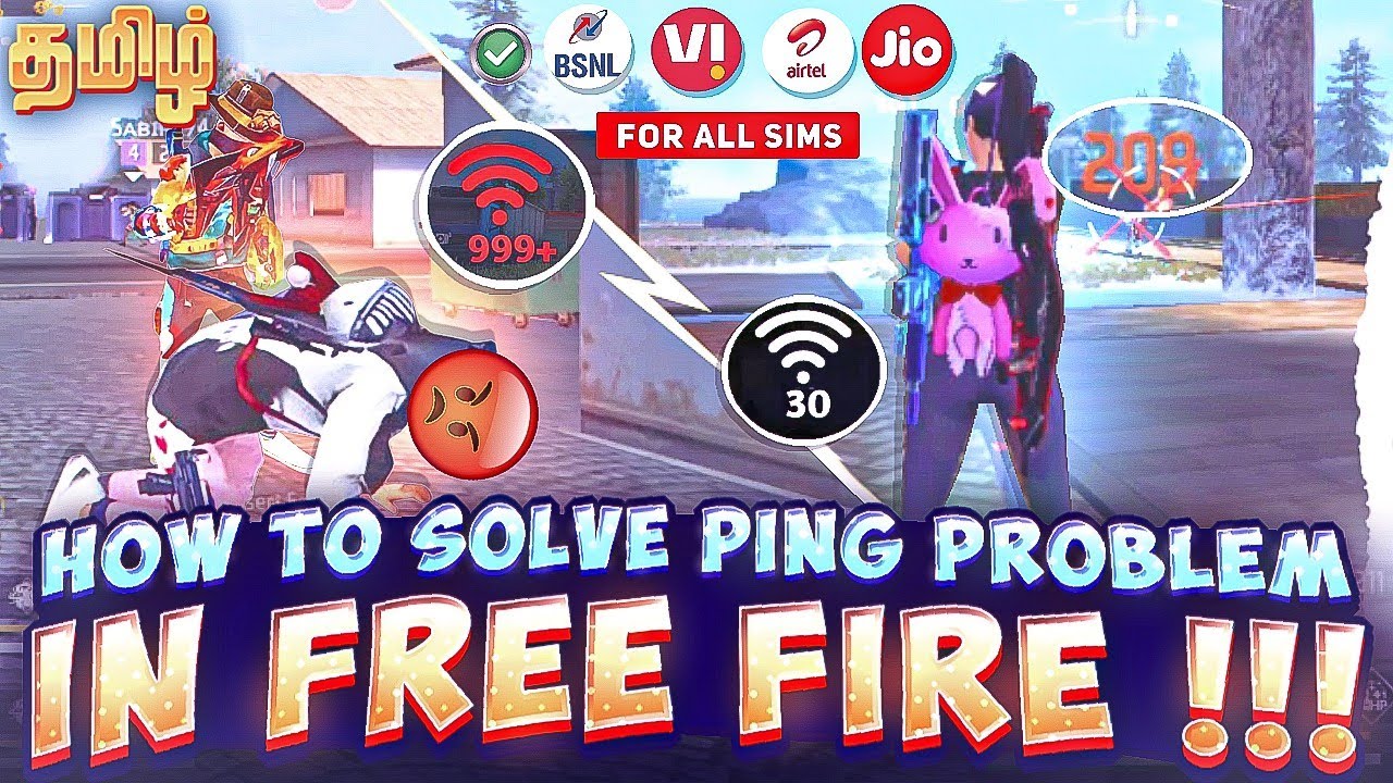Fix High Ping & Network Lag on Mobile Data | SIM Network Solution for Free Fire Tamil