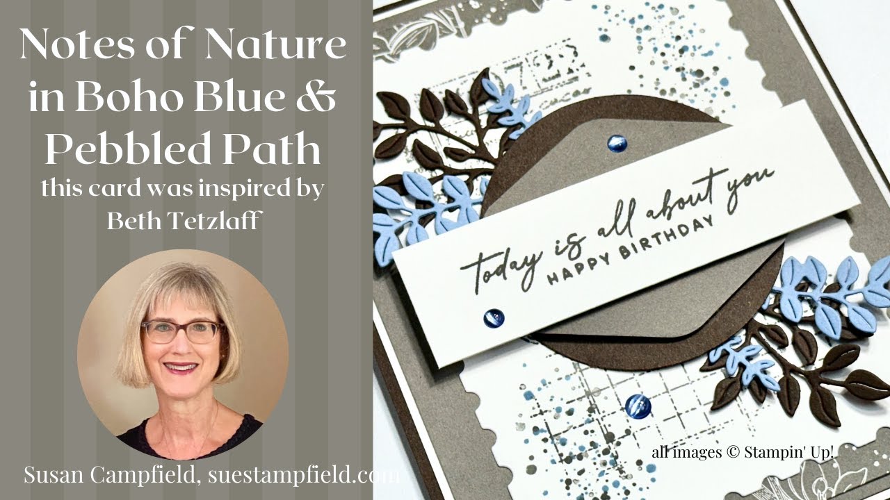 Notes of Nature in Boho Blue & Pebbled Path