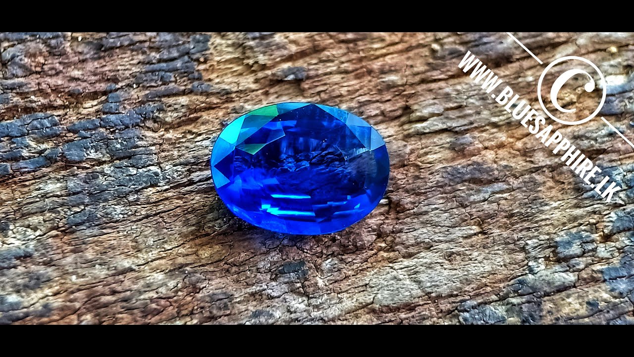 Natural Ceylon Vivid Royal Blue Sapphire 2.17ct Certified