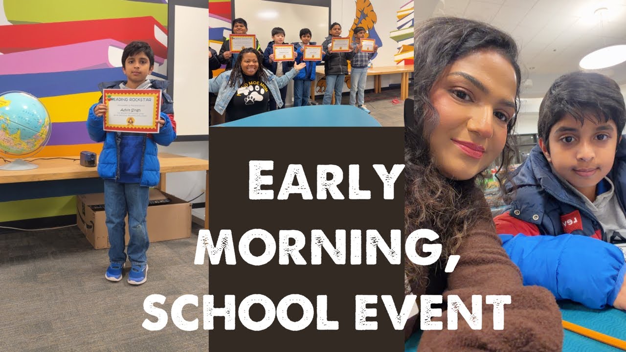 From Early morning School Event to Daily Routine | Vlog