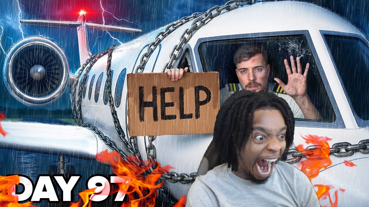 FlightReacts To MrBeast Survive 100 Days Trapped In A Private Jet, Keep It!