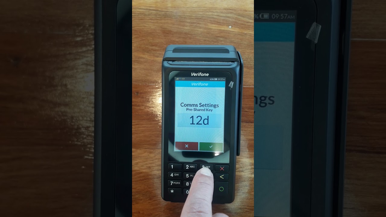 Verifone V210 Wifi Setup
