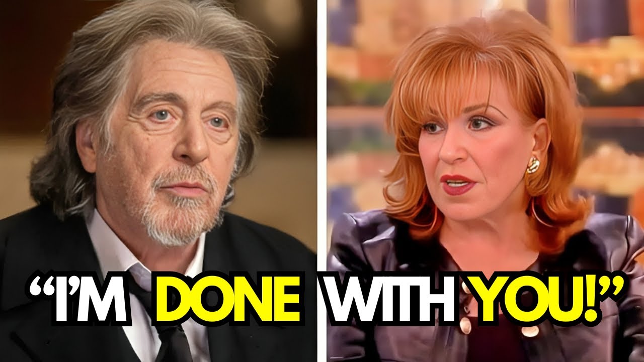Al Pacino Storms Off The View After Viral Clash With Joy Behar