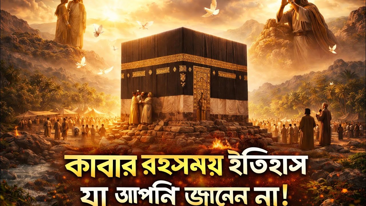 কাবা শরীফের ইতিহাস | প্রথমবার কাবা নির্মাণ থেকে হজ্জ ফরজ হওয়া পর্যন্ত | হৃদয় কাঁপানো ইতিহাস