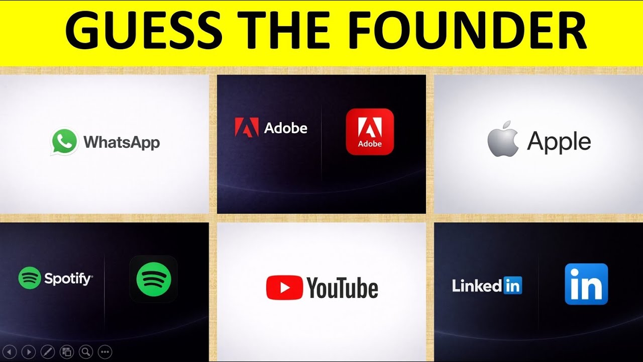 GUESS THE FOUNDER 🤔 | Can You Name These Famous Founders?