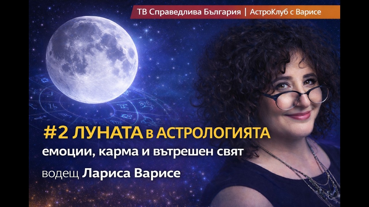 #2 ЛУНАТА В АСТРОЛОГИЯТА – емоции, карма и вътрешен свят | АстроКлуб с Варисе