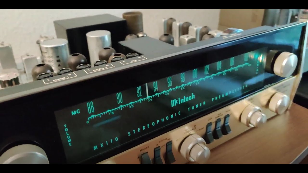 McIntosh MX110 Z Vintage Tuner Preamp - Tubes, Streamer & DAC - Wiim ADI RME