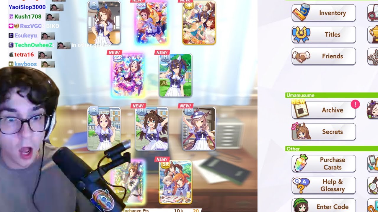 [zy0x] bro hopped on uma musame and started pulling immediately