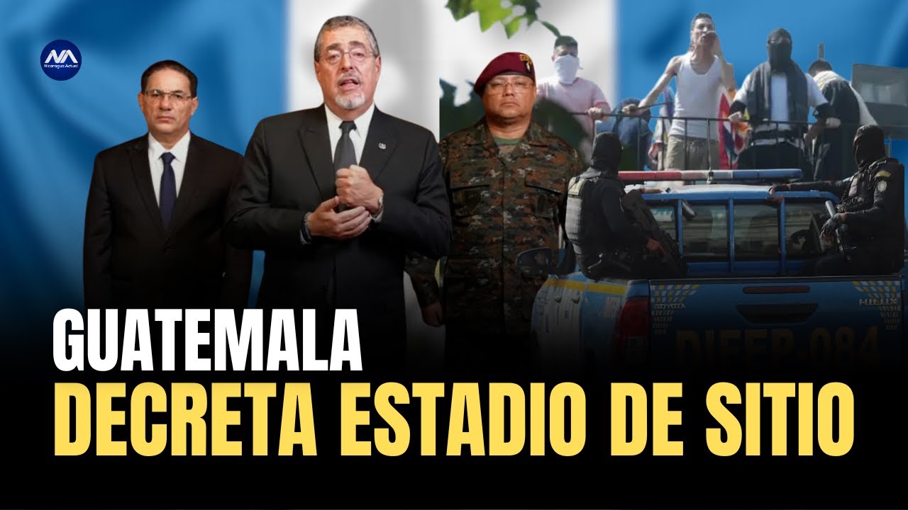 Gobierno de Guatemala delcara la GUERR4 contra las pandillas