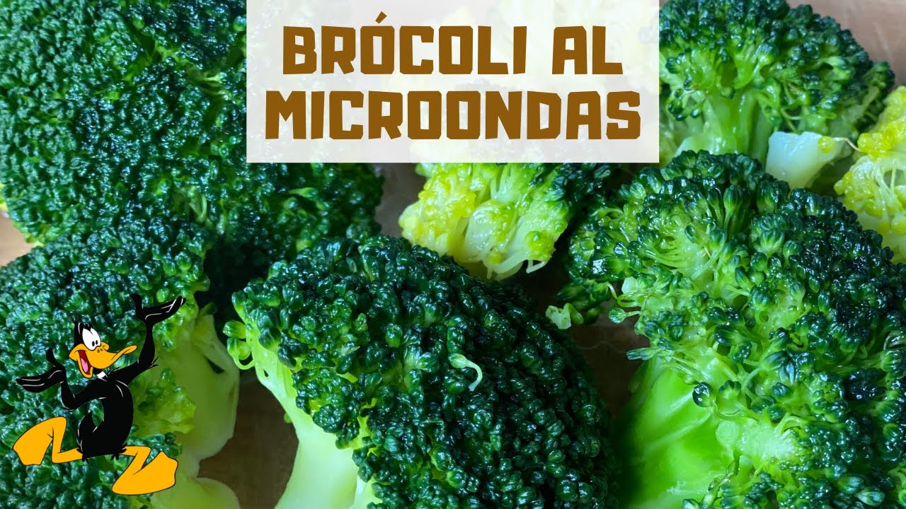 Brócoli al Microondas MUY SALUDABLE 🥦 ¡El Tiempo Perfecto!