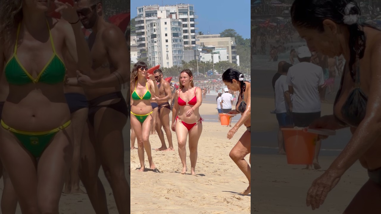 🇧🇷 Leblon Beach A Beautiful Day