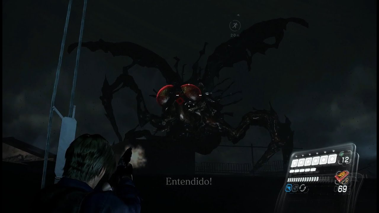 RESIDENT EVIL 6 - MOSCA COLOSSAL SIMMONS (COMBATE COMPLETO)