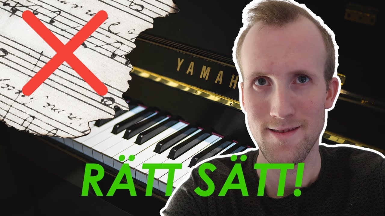 Så här lär du dig PIANO på RÄTT SÄTT som nybörjare