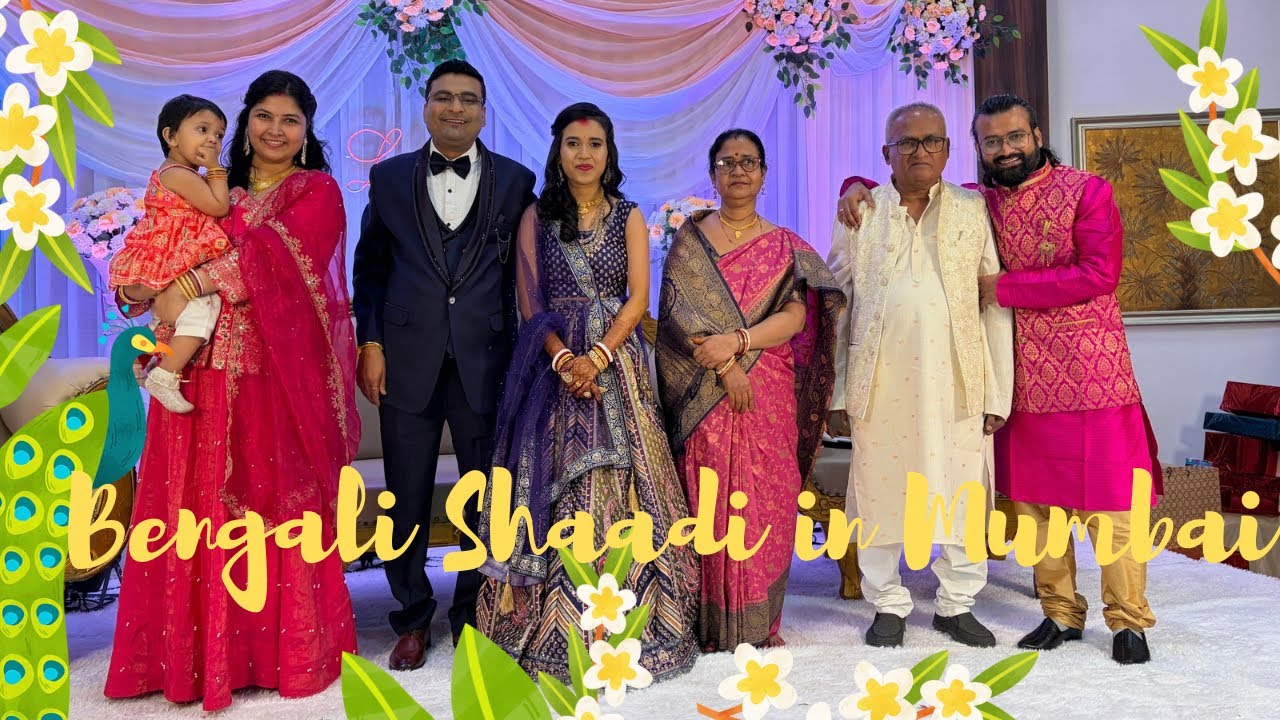 Bengali Marriage in Mumbai | Shaadi with Bong Vibes ❤️ Bhai ka sadhi