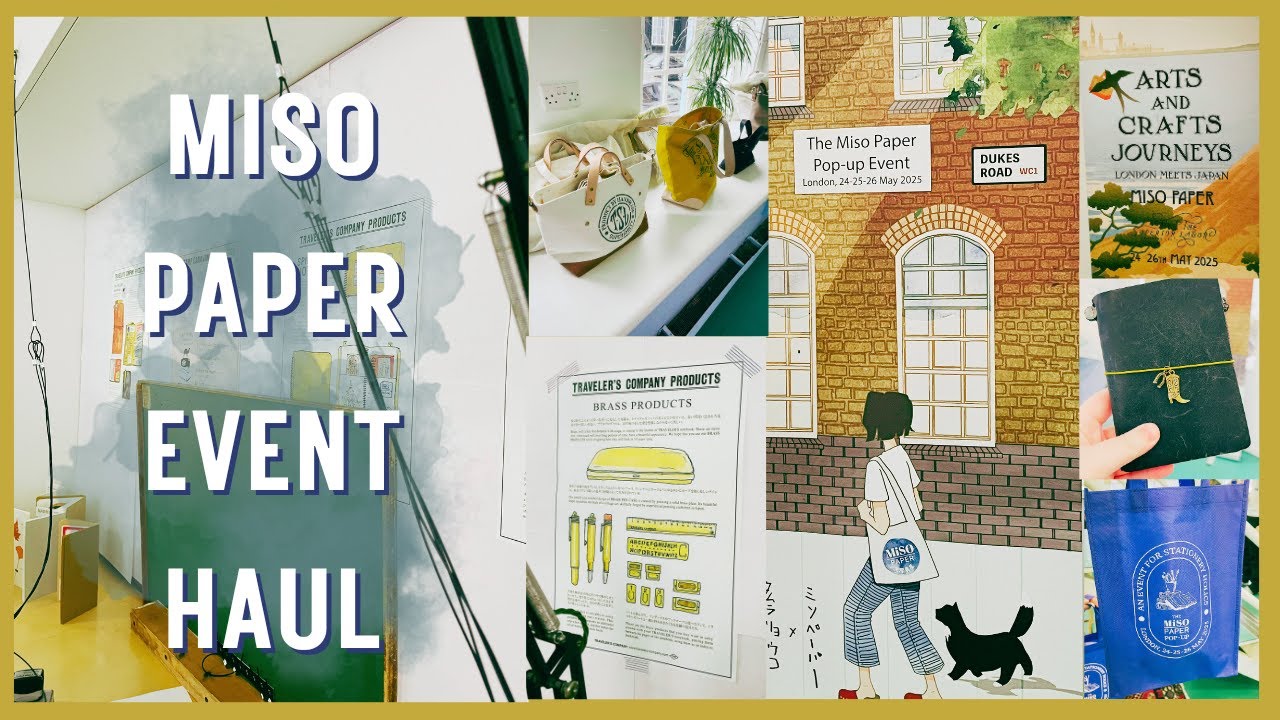 Miso Paper Event Haul! TheCoffeeMonsterzCo, Superior Labor, TRAVELER'S COMPANY | MeltingPotPaper