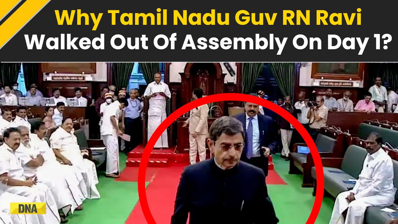 Tamil Nadu: Governor RN Ravi Walks Out Of Assembly Over 'Mic Switched Off, National Anthem Insult'
