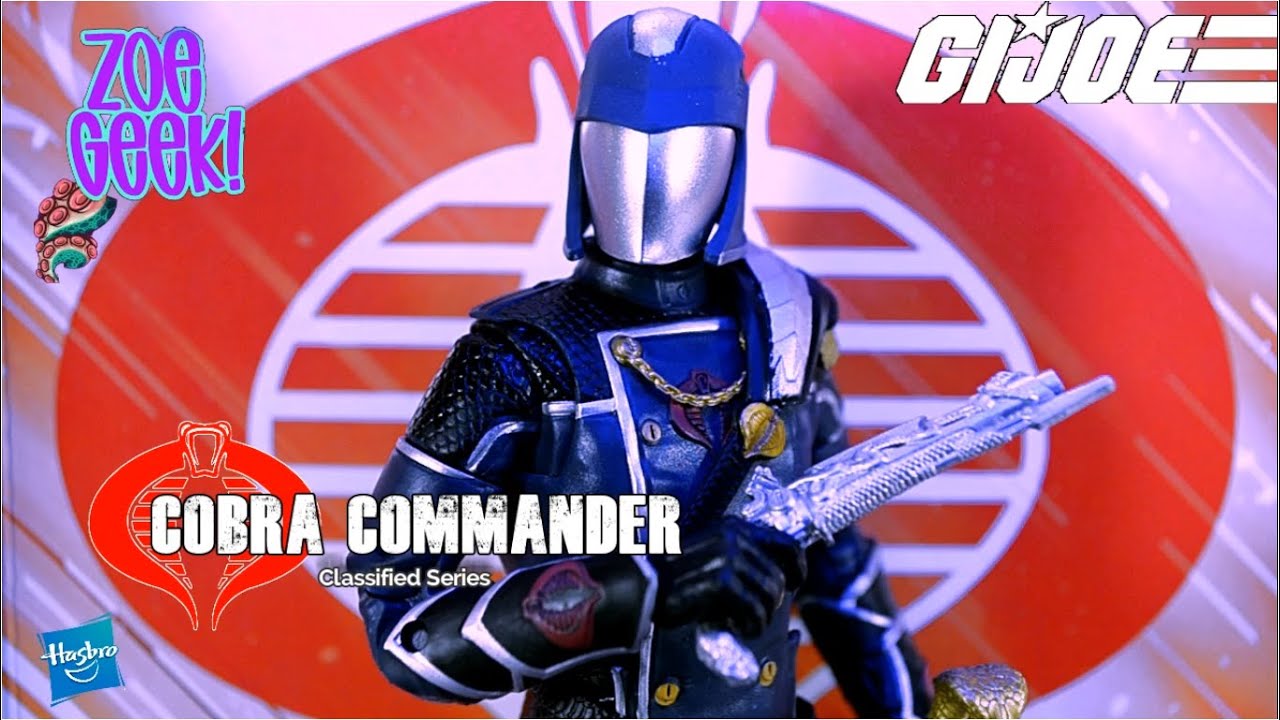 Cobra Commander G I Joe Classified Series Comandante Cobra Reseña en español Hasbro