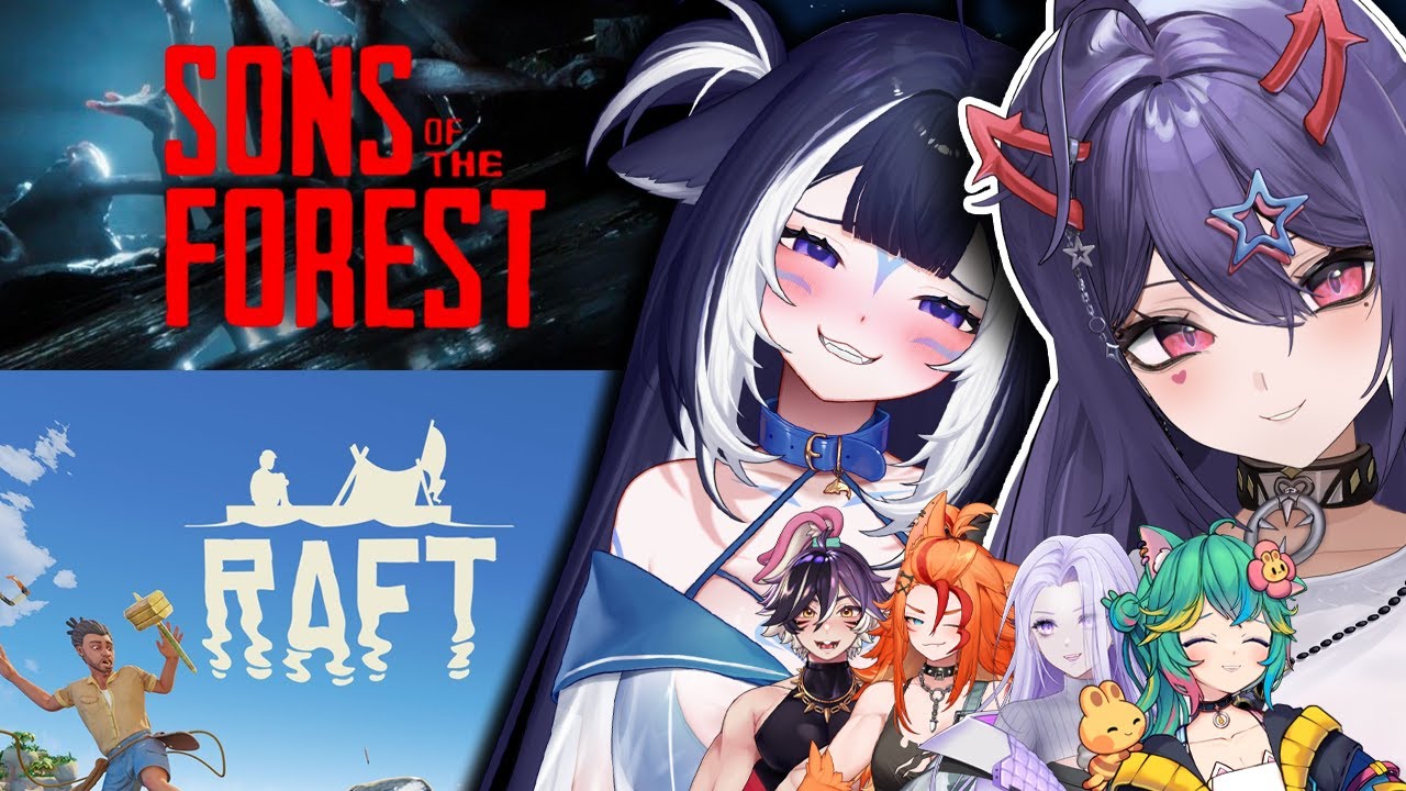 Numi and Lily Play Raft + Sons of the Forest w/ VChiban