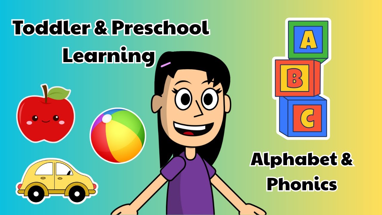 Best ABCs and Phonics for Toddler and Preschool Learning | Calm Alphabet Letter Sounds A to Z