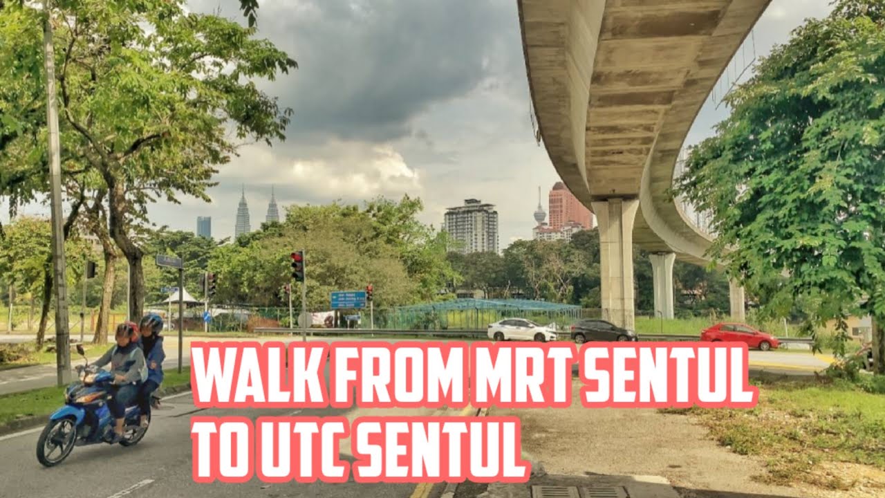 Afternoon Walk from LRT Sentul to UTC Sentul, Kuala Lumpur | Masjid Amru ibni Al'-As