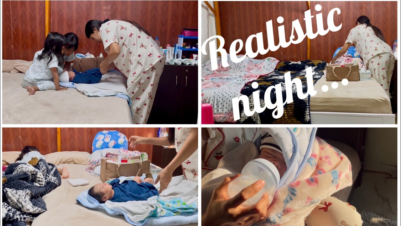 Night life with our newborn baby 👶 