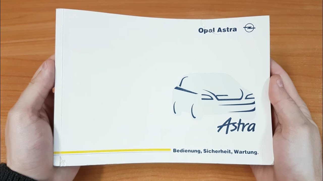 Opel Astra G II 2 - instrukcja obsługi - user manual Vauxhall