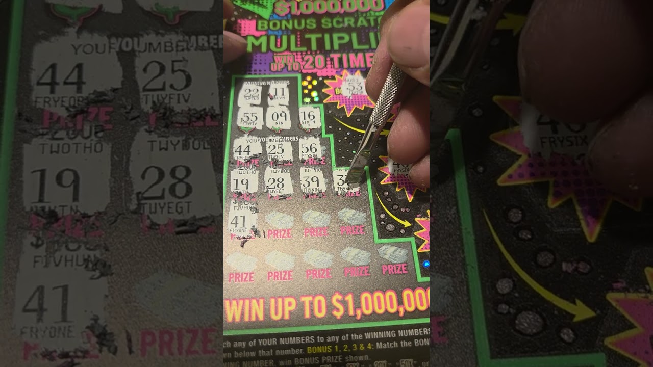 $40 1,000,000 Bonus Scratch Multiplier session 